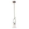 Brighton 6'' Wide 1-Light Mini Pendant - Brushed Nickel