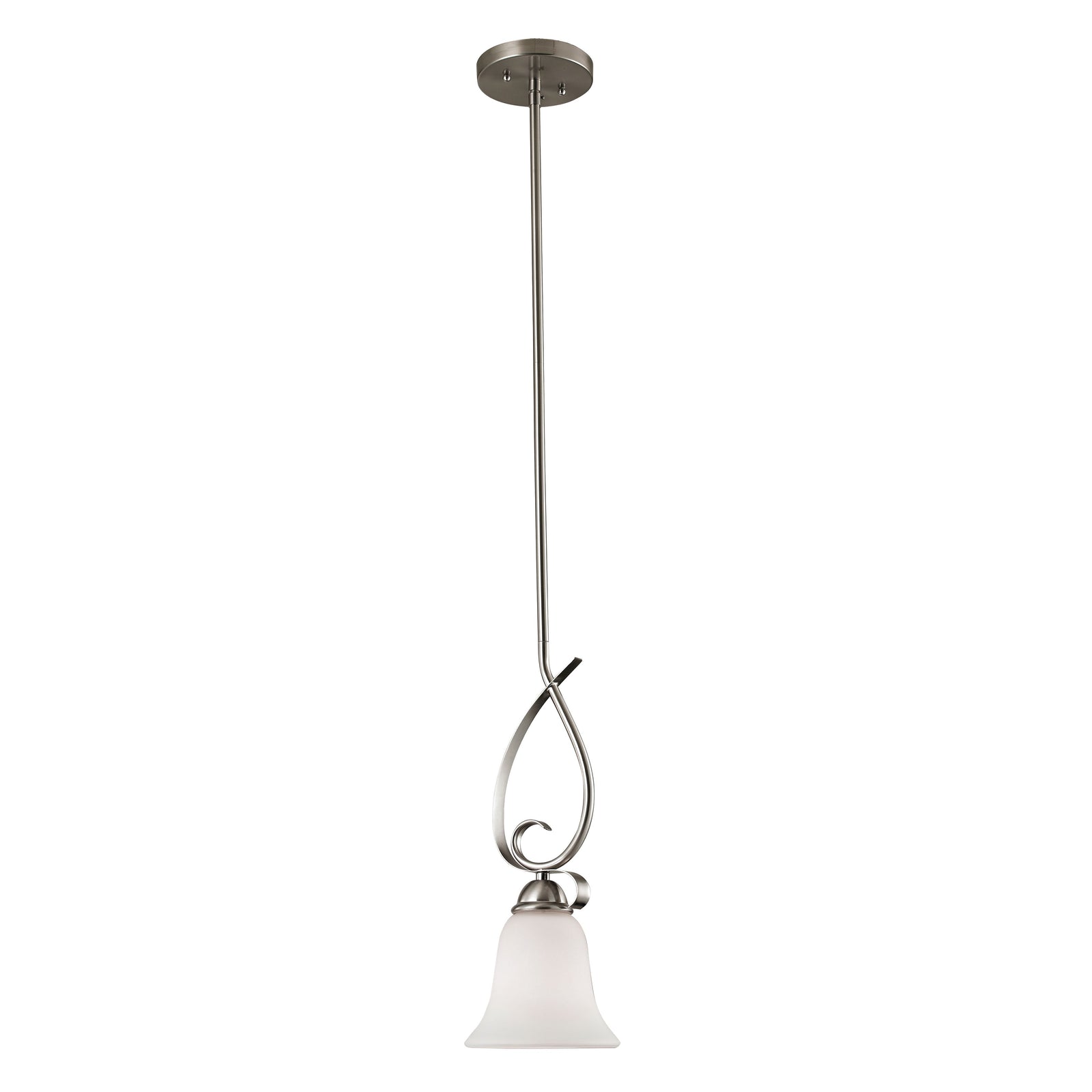 Brighton 6'' Wide 1-Light Mini Pendant - Brushed Nickel