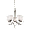 Brighton 22'' Wide 5-Light Chandelier - Brushed Nickel