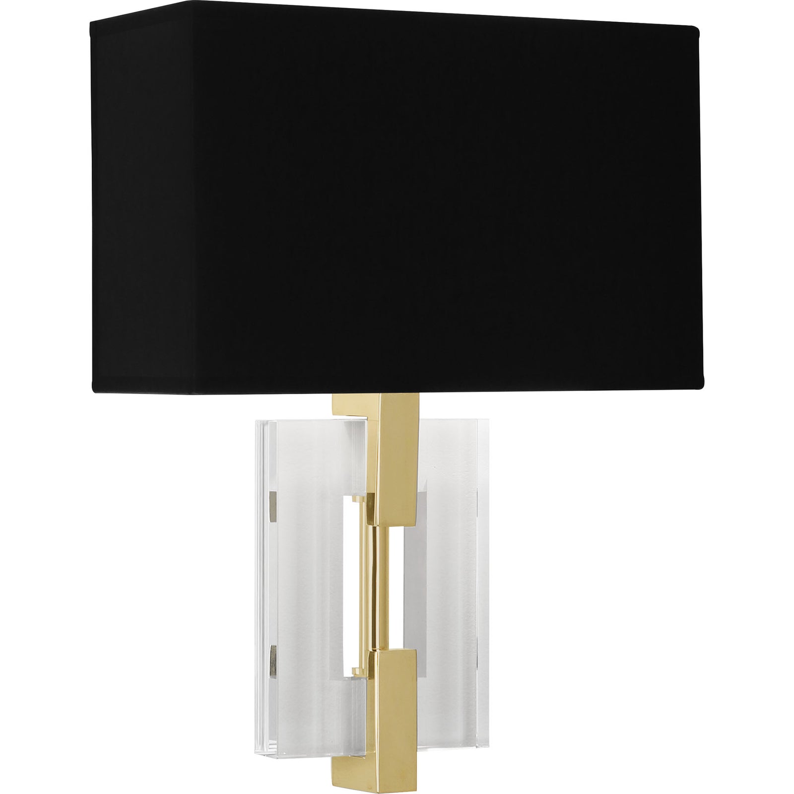 Lincoln Wall Sconce Brass/Black