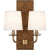 Williamsburg Lightfoot Wall Sconce - English Ochre Leather