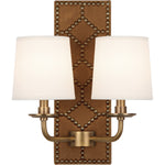 Williamsburg Lightfoot Wall Sconce - English Ochre Leather