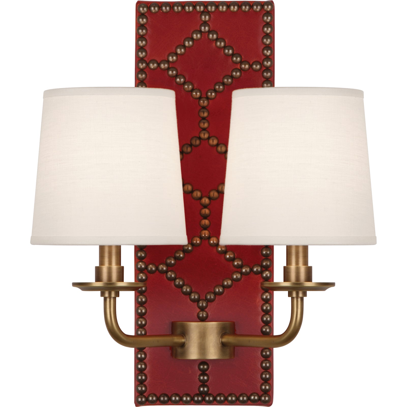 Williamsburg Lightfoot Wall Sconce - Dragons Blood Leather