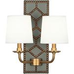 Williamsburg Lightfoot Wall Sconce - Carter Gray Leather
