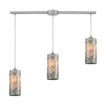 Capri 38'' Wide 3-Light Slim Linear Pendant - Satin Nickel