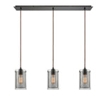 Brant 36'' Wide 3-Light Linear Pendant - Oil Rubbed Bronze
