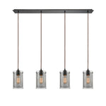 Brant 46'' Wide 4-Light Linear Pendant - Oil Rubbed Bronze