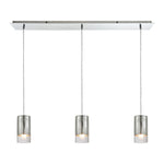 Tallula 36'' Wide 3-Light Linear Pendant - Polished Chrome