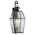 Olde Colony 28'' High 3-Light Outdoor Sconce - Black