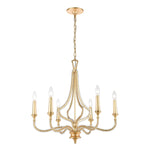 La Rochelle 26'' Wide 6-Light Chandelier - Parisian Gold Leaf