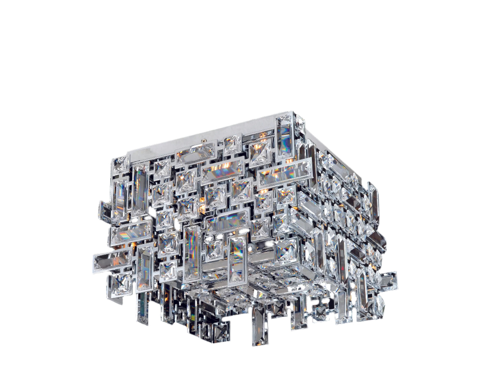 Vermeer 4 Light Square Flush Mount