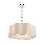 Villoy 24'' Wide 4-Light Chandelier - Polished Nickel