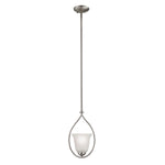 Conway 8'' Wide 1-Light Mini Pendant - Brushed Nickel