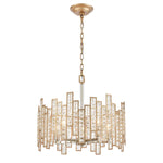 Equilibrium 19'' Wide 5-Light Chandelier - Matte Gold