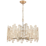 Equilibrium 24'' Wide 6-Light Chandelier - Matte Gold