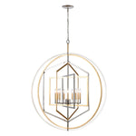Geosphere 46'' Wide 9-Light Chandelier - Polished Nickel