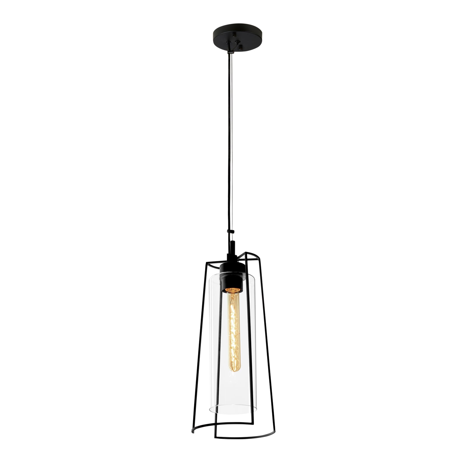 Cere 6.75'' Wide Outdoor Pendant - Matte Black