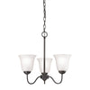 Conway 19'' Wide 3-Light Chandelier - Oil Rubbed Bronze