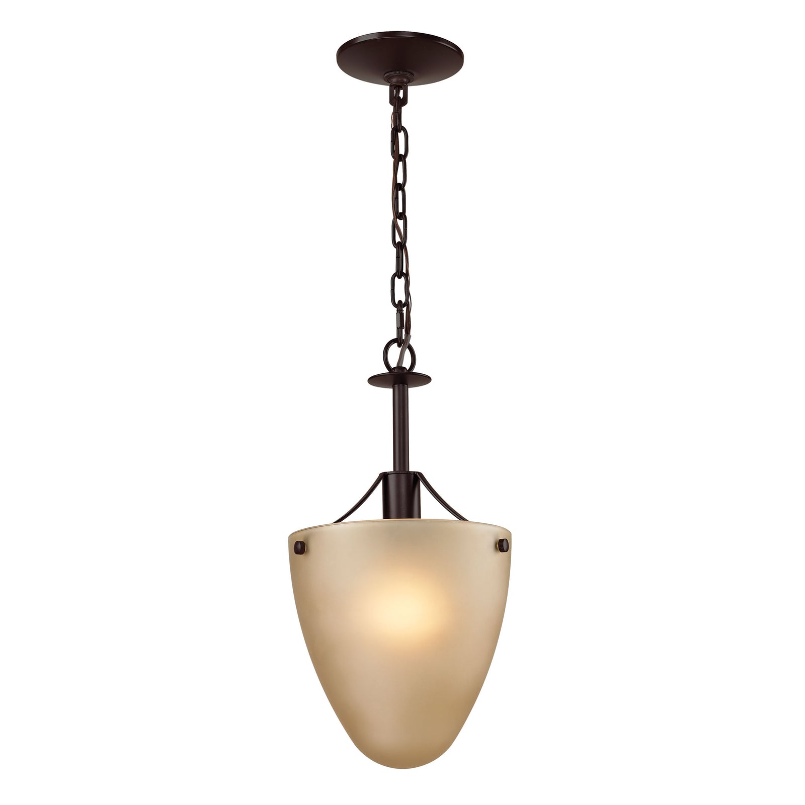 Jackson 9'' Wide 1-Light Semi Flush Mount - Oil Rubbed Bronze