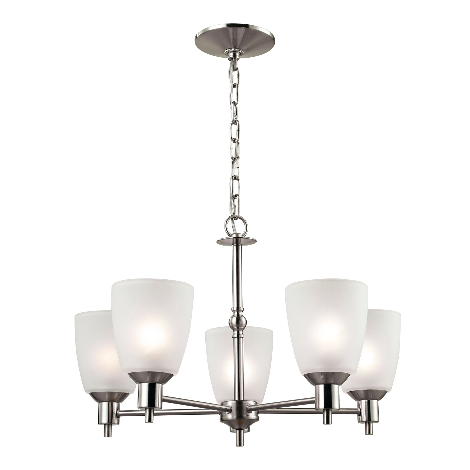 Jackson 22'' Wide 5-Light Chandelier - Brushed Nickel