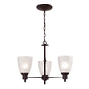 Jackson 20'' Wide 3-Light Chandelier - Oil Rubbed Bronze