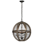 Renaissance Invention 18'' Wide 3-Light Chandelier - Weathered Zinc
