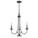 Montgomery 20'' Wide 3-Light Chandelier - Oil Rubbed Bronze