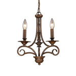 Gloucester 12'' Wide 3-Light Chandelier - Weathered Bronze