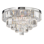 Palacial 31'' Wide 6-Light Chandelier - Polished Chrome