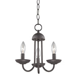 Montgomery 12'' Wide 3-Light Chandelier - Oil Rubbed Bronze
