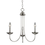 Montgomery 20'' Wide 3-Light Chandelier - Brushed Nickel