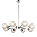 Boudreaux 36'' Wide 8-Light Chandelier - Polished Nickel