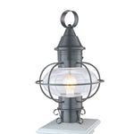Classic 18.75'' High 1-Light Outdoor Post Light - Gun Metal