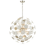 Modish 28'' Wide 8-Light Chandelier - Matte White