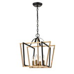 Bridgette 16'' Wide 4-Light Chandelier - Matte Black