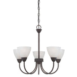Tia 22.5'' Wide 5-Light Chandelier - Painted Bronze