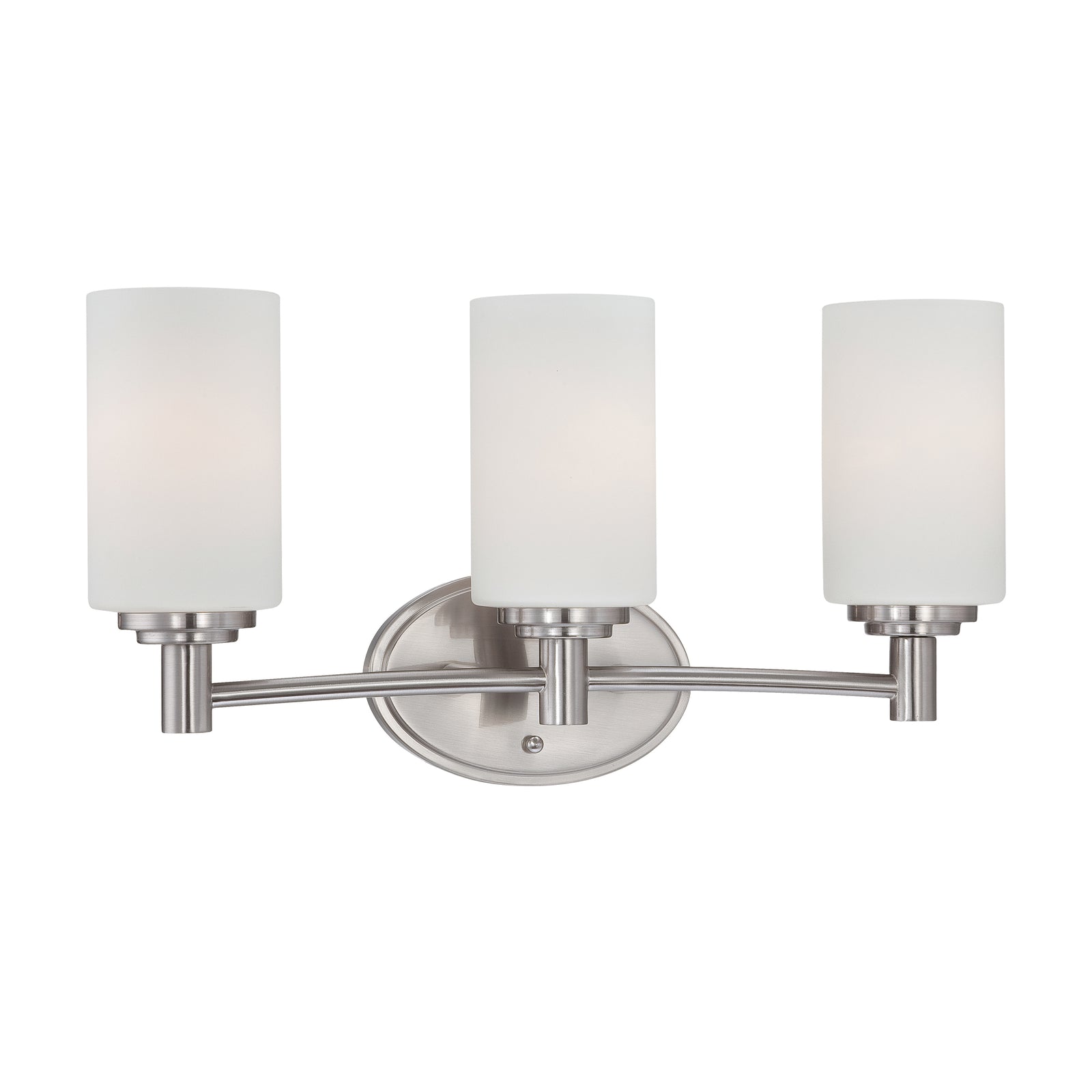 Pittman 19'' Wide 3-Light Vanity Light - Brushed Nickel