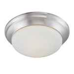 Fluor 15'' Wide 2-Light Flush Mount - Brushed Nickel