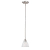 Tia 5.25'' Wide 1-Light Mini Pendant - Matte Nickel