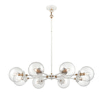 Boudreaux 36'' Wide 8-Light Chandelier - Matte White