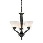 Tribecca 21'' Wide 3-Light Chandelier - Oil Rubbed Bronze