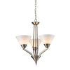 Tribecca 21'' Wide 3-Light Chandelier - Brushed Nickel