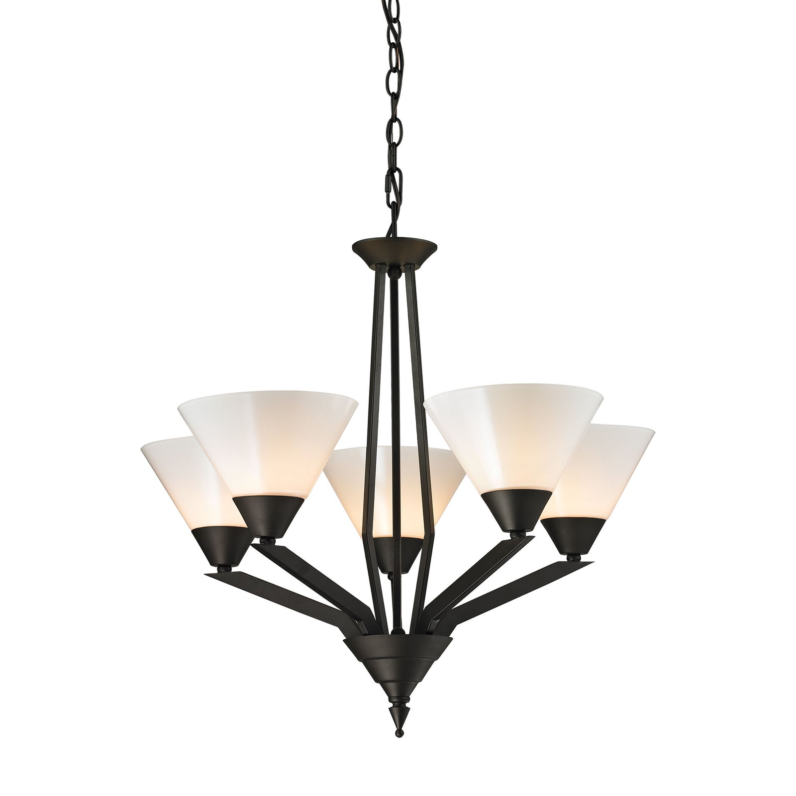 Tribecca 25'' Wide 5-Light Chandelier - Oil Rubbed Bronze