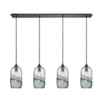 Sutter Creek 46'' Wide 4-Light Linear Pendant - Oil Rubbed Bronze