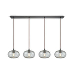 Volace 46'' Wide 4-Light Linear Pendant - Oil Rubbed Bronze