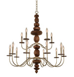 Lassen (10+5) Light 2 Tier Chandelier