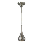 Lindsey 4'' Wide 1-Light Mini Pendant - Satin Nickel