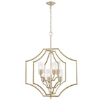 Cheswick 28'' Wide 6-Light Chandelier - Aged Silver