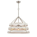 Brigantine 24'' Wide 5-Light Chandelier - Satin Nickel