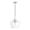 Aurora 12'' Wide 1-Light Pendant - Chrome